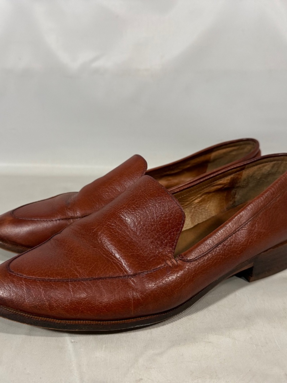 Madewell The Frances Pointed Toe Loafers Flats Women's Size 10 Leather Slip-On